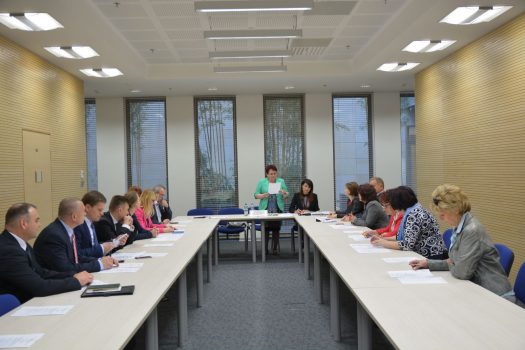 Posiedzenie Prezydium Wojewódzkiej Rady Dialogu Społecznego, która obraduje przy Urzędzie Marszałkowskim.