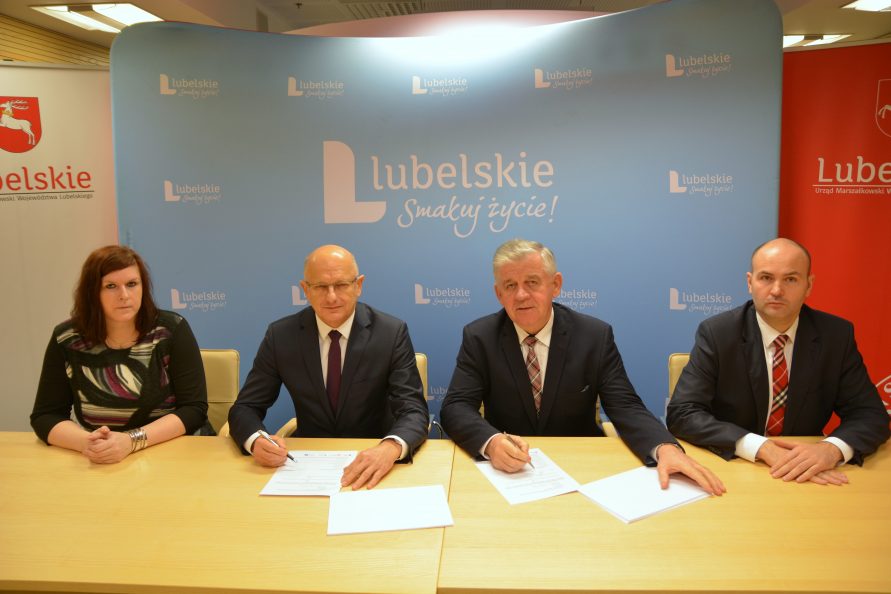 Podpisanie umowy Park Ludowy w Lublinie