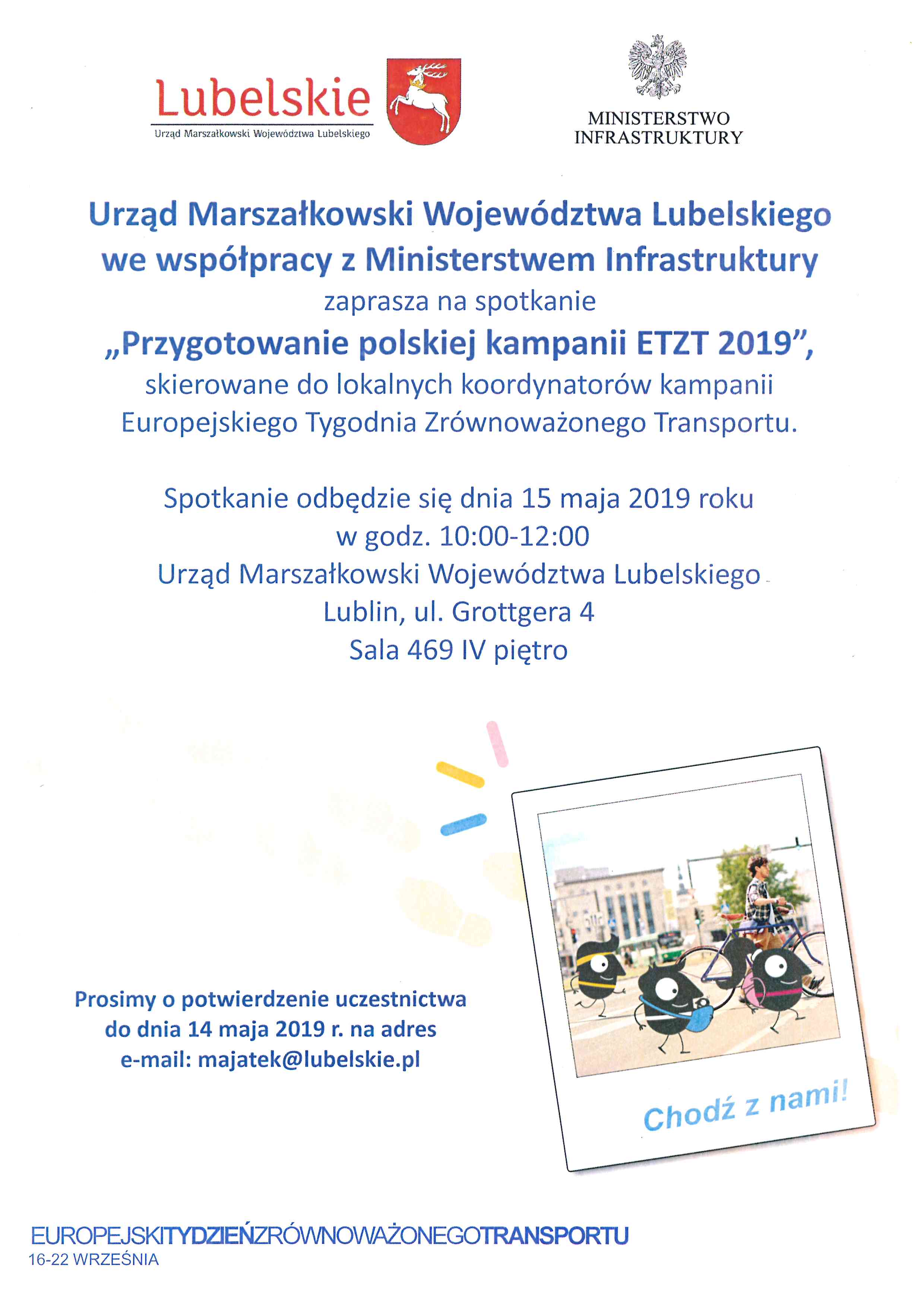 Przygotowanie polskiej kampanii ETZT 2019 – zaproszenie
