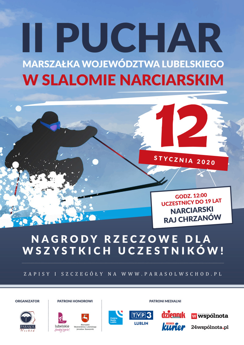 II Puchar Marszałka Województwa Lubelskiego w slalomie narciarskim