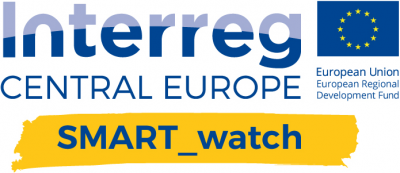 Logo projektu Interreg Central Europe Smart watch