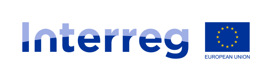 logo programów Interreg wraz z flagą UE