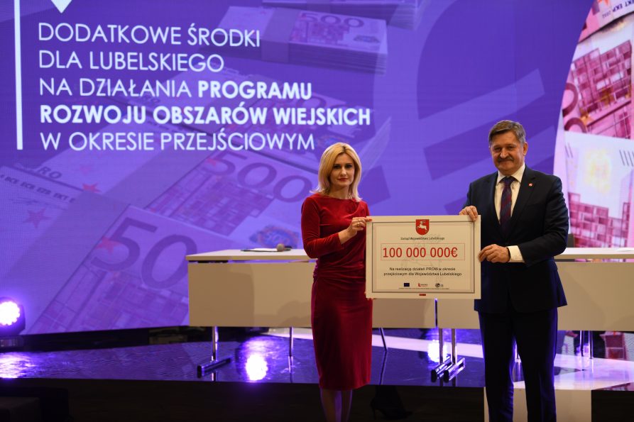 Ponad 100 mln euro dla województwa lubelskiego na realizację Programu Rozwoju Obszarów Wiejskich na lata 2014-2020