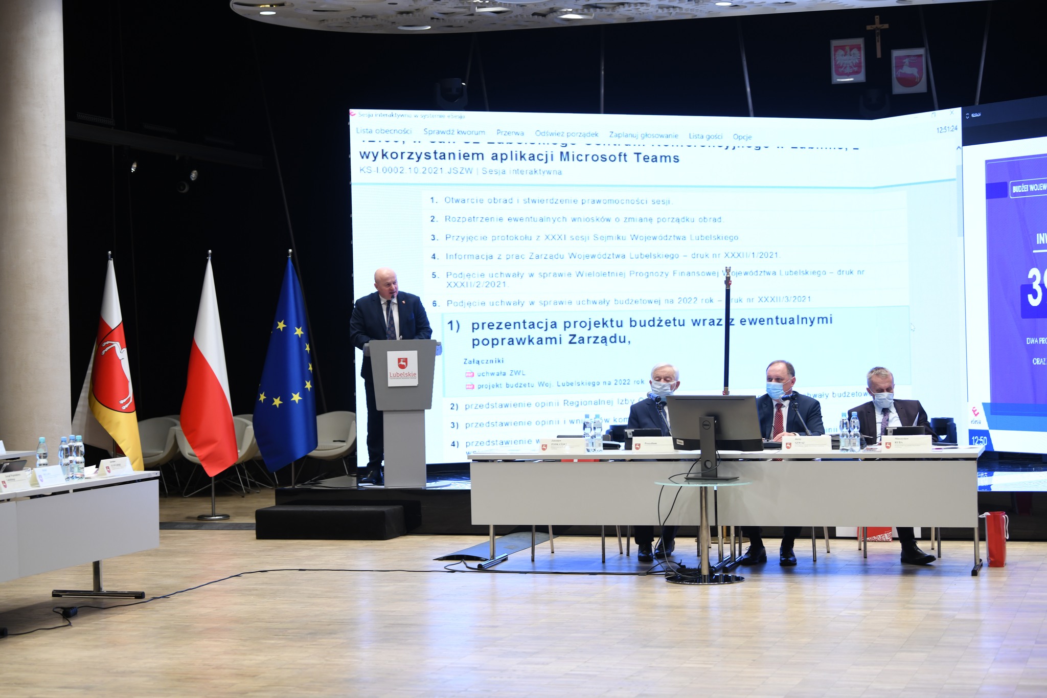 Radni Sejmiku Województwa Lubelskiego przyjęli budżet na 2022 rok.
