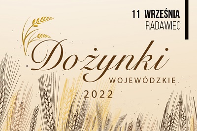 Logotyp wydarzenia Dożynki Wojewódzkie 2022