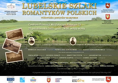 Plakat do wydarzenia Lubelskie szlaki romantyków polskich