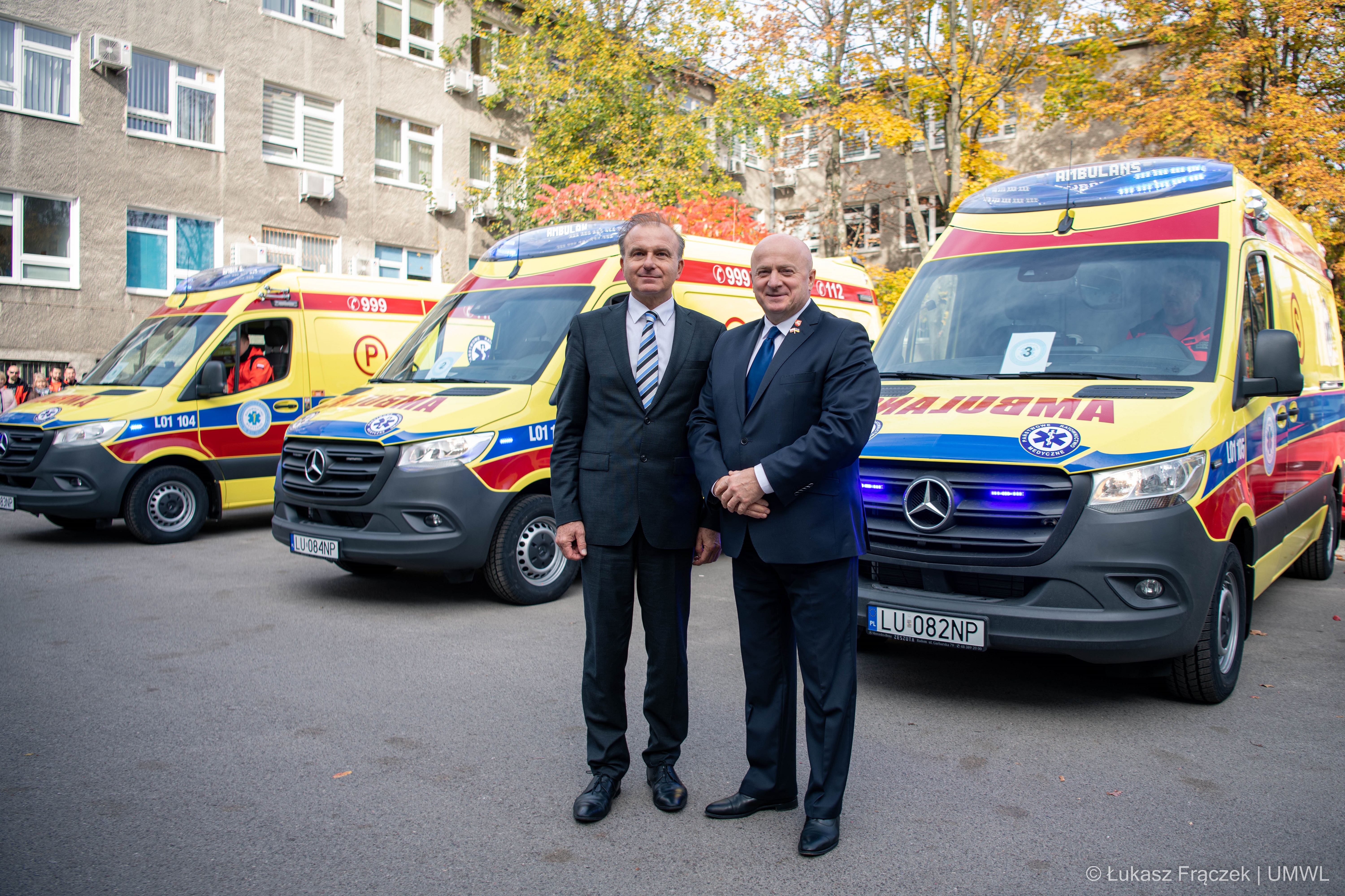 Cztery nowe ambulanse w pogotowiu ratunkowym w Lublinie
