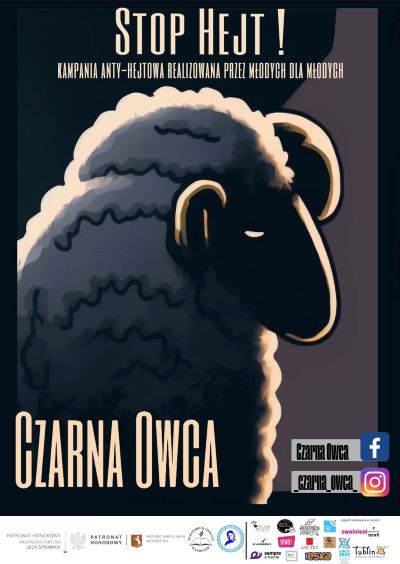 Czarna Owca plakat warsztatów