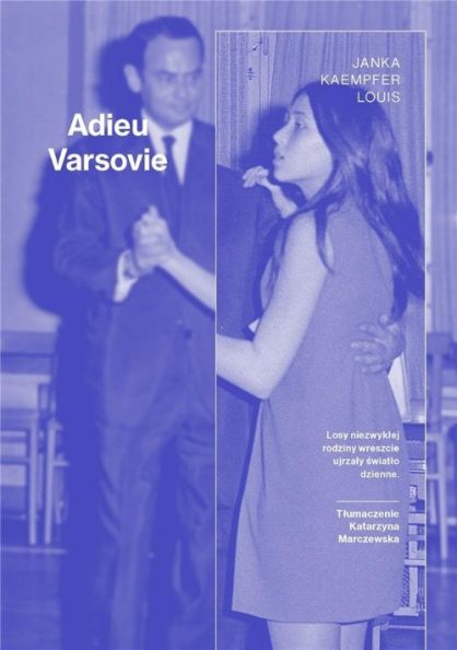 fioletowa okładka książki, wizerunek kobiety i mężczyzny