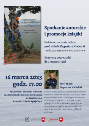 Promocja książki „Polskie powstanie nad Bajkałem 1866 roku. Nowe odsłony”