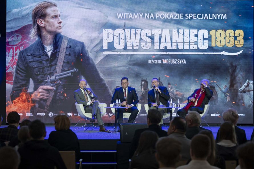 Konferencja prasowa związana z projekcją filmu Powstaniec