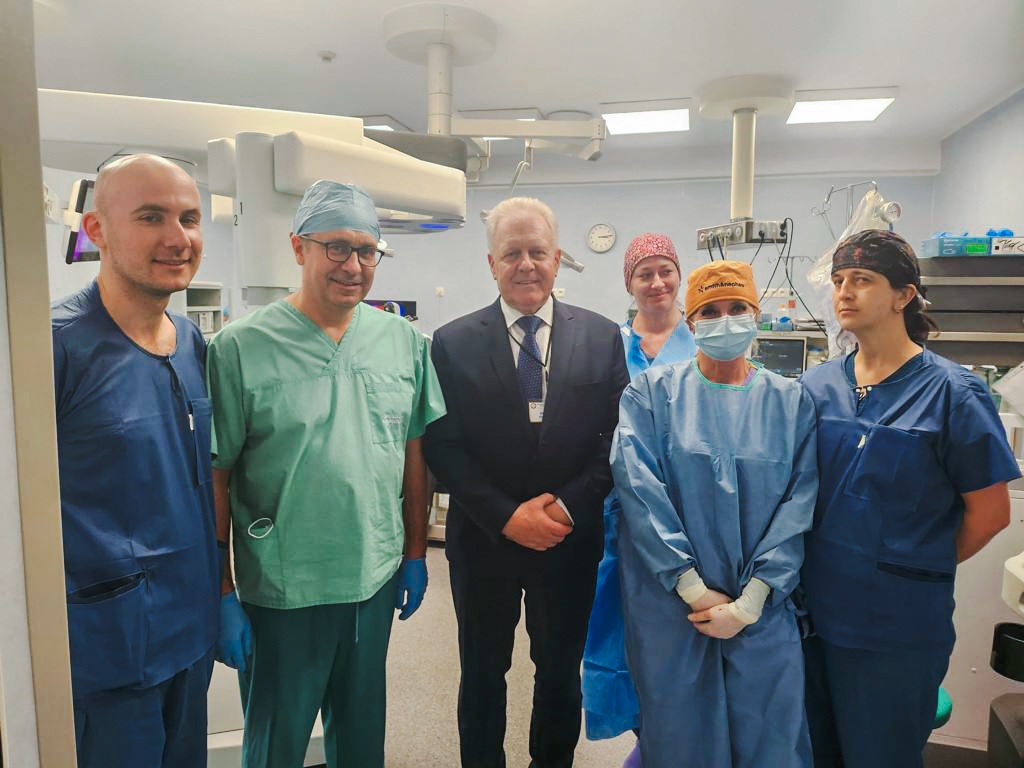 400. operacja przy użyciu robota da Vinci w szpitalu przy al. Kraśnickiej