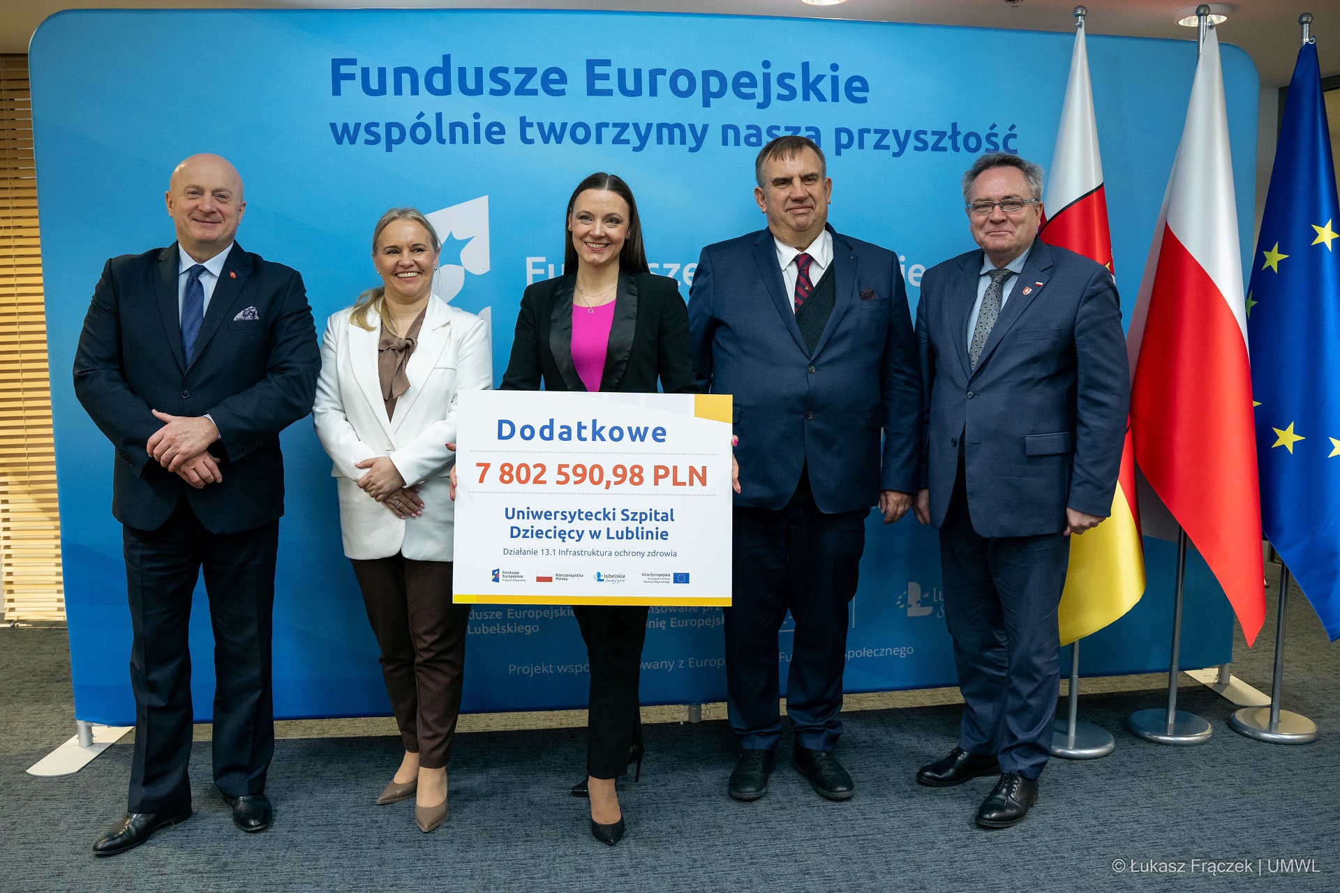 Dodatkowe środki unijne dla Uniwersyteckiego Szpitala Dziecięcego w Lublinie