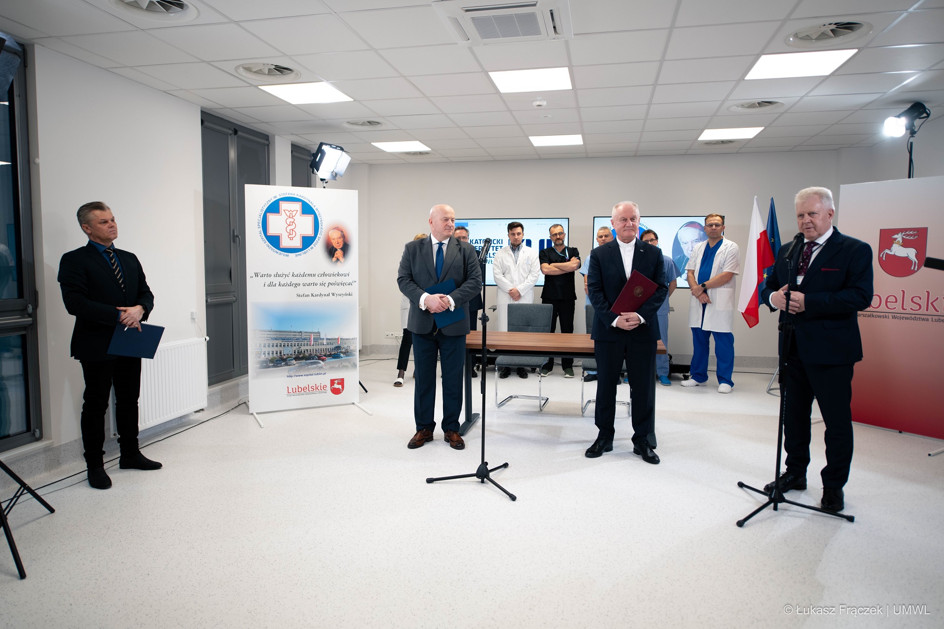 Podpisanie umowy z KUL-em o utworzeniu klinik w szpitalu wojewódzkim
