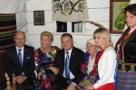 Prezydent Andrzej Duda z małżonką odwiedził m.in. zainscenizowaną izbę przy lubelskim stoisku