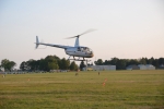 loty helikopterem podczas dożynek