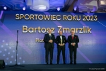 W imieniu laureata pierwszego miejsca w Kategorii Sportowiec Roku, Bartosza Zmarzlika, nagrodę odebrał Piotr Więckowski  - wiceprezes Platinum Motor Lublin
