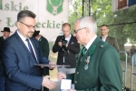Medale województwa lubelskiego oraz okolicznościowe dyplomy wręczał zasłużonym myśliwym i kołom łowieckim dyrektor Departamentu Rolnictwa i Środowiska UMWL Sławomir Struski