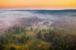 ZDJĘCIE LIPCA – Damian Pankowiec, „Wschód słońca nad rzeką Wieprz” (otulina Roztoczańskiego Parku Narodowego)