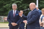 Przemówienie marszałka Jarosława Stawiarskiego podczas otwarcia basenu w Tomaszowie
