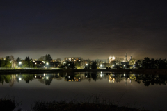Panorama Włodawy od strony zalewu Okopiec