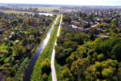 Rzeka Włodawka i promenada nadbużańska
