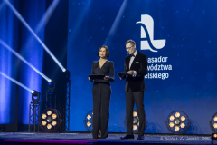 Konferansjerzy gali Anna Popek i Józef Szopiński