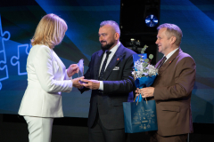 Od lewej: Renata Bielecka, Jarosław Kwasek, Mieczysław Ryba