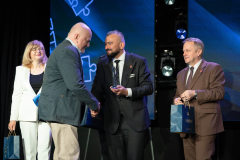 Od lewej: Renata Bielecka, Wojciech Dec, Jarosław Kwasek, Mieczysław Ryba