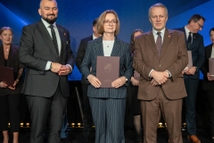 Od lewej: Jarosław Kwasek, Małgorzata Romanko, Mieczysław Ryba