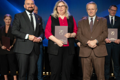 Od lewej: Jarosław Kwasek, Justyna Spryszak, Mieczysław Ryba