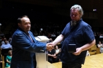Ceremonia wręczenia Medalu 75-lecia Misji Jana Karskiego Andrzejowi Poczobutowi
