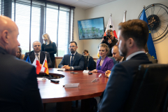 Spotkanie przedstawicieli samorządu województwa, szpitala i wykonawcy budowy ośrodka