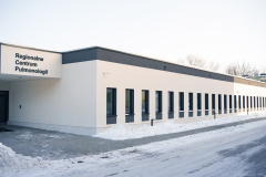 Regionalne Centrum Pulmunologii widok na bryłę budynku z zewnątrz