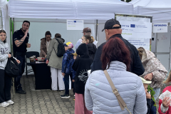 Stoisko Projektowe na Dniu Dziecka z Interreg Polska - Ukraina