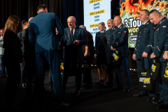 Uczestnicy konferencji Tour de Pologne Women wspólnie na scenie