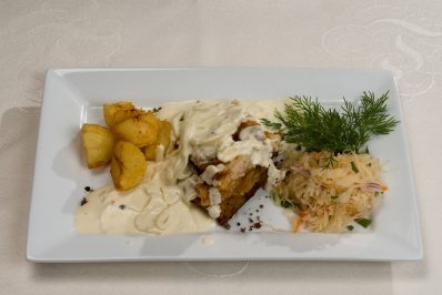 Karp w smietanie po poniatowsku