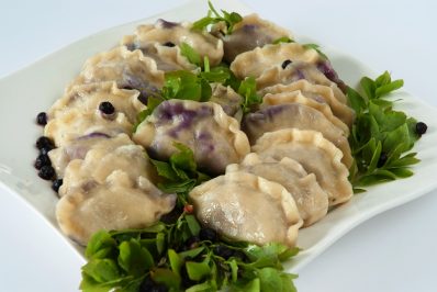 Pierogi zosinowskie z jagodami