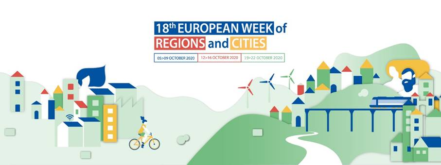 Plakat warsztatów SMART RAIL FOR THE EU'S GREEN RECOVERY