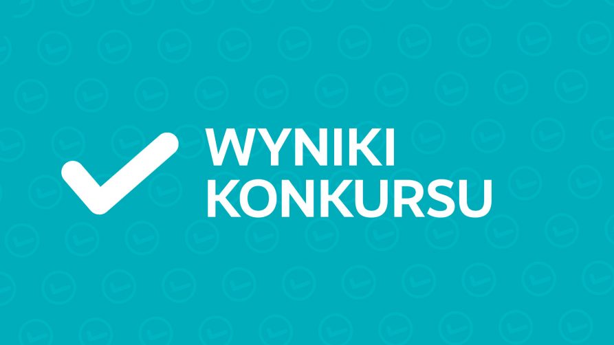 napis wyniki konkursu