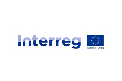 logo programu granatowe litery Interreg