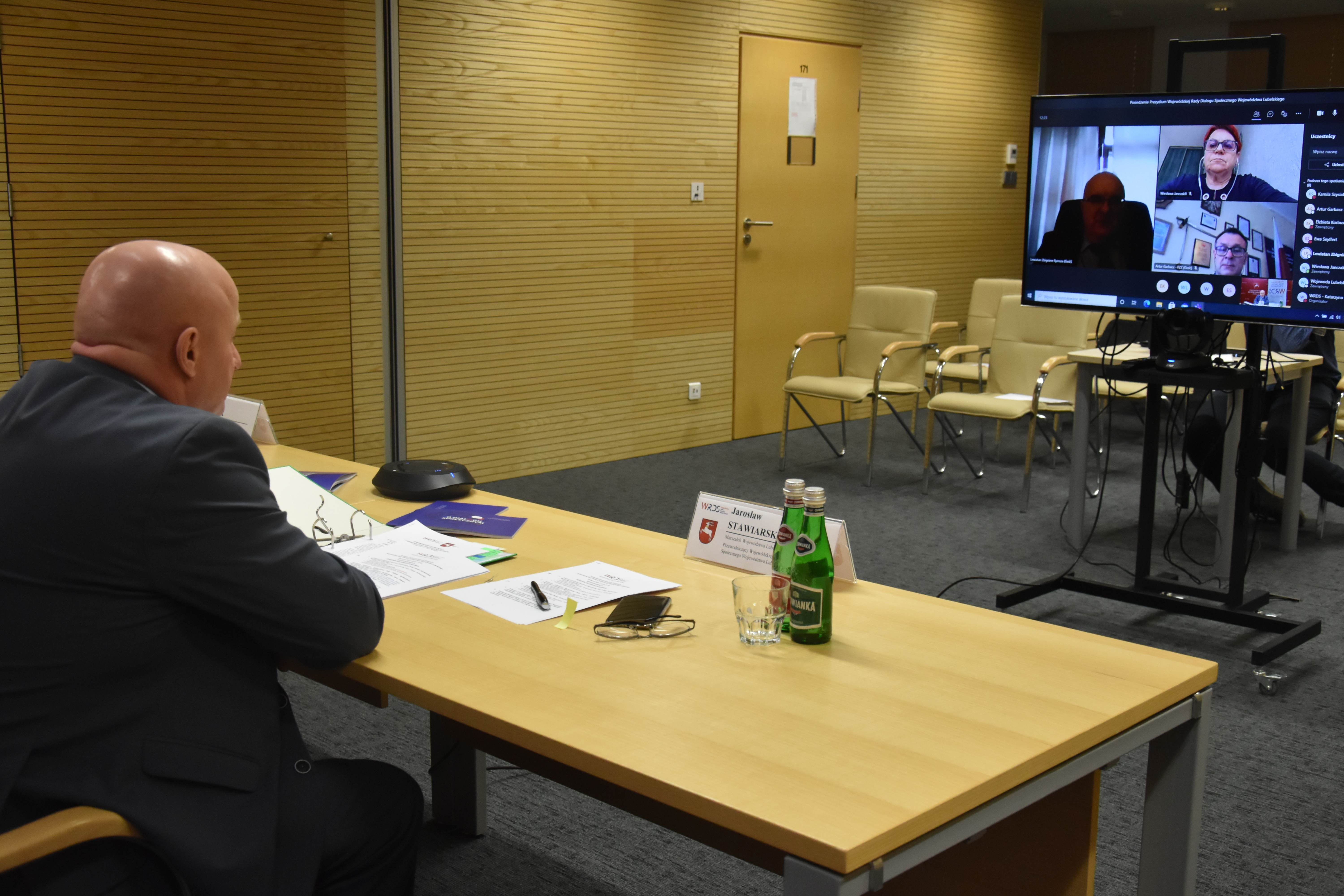 Przebieg zdalnego posiedzenia Prezydium w dniu 25 marca 2021 r.