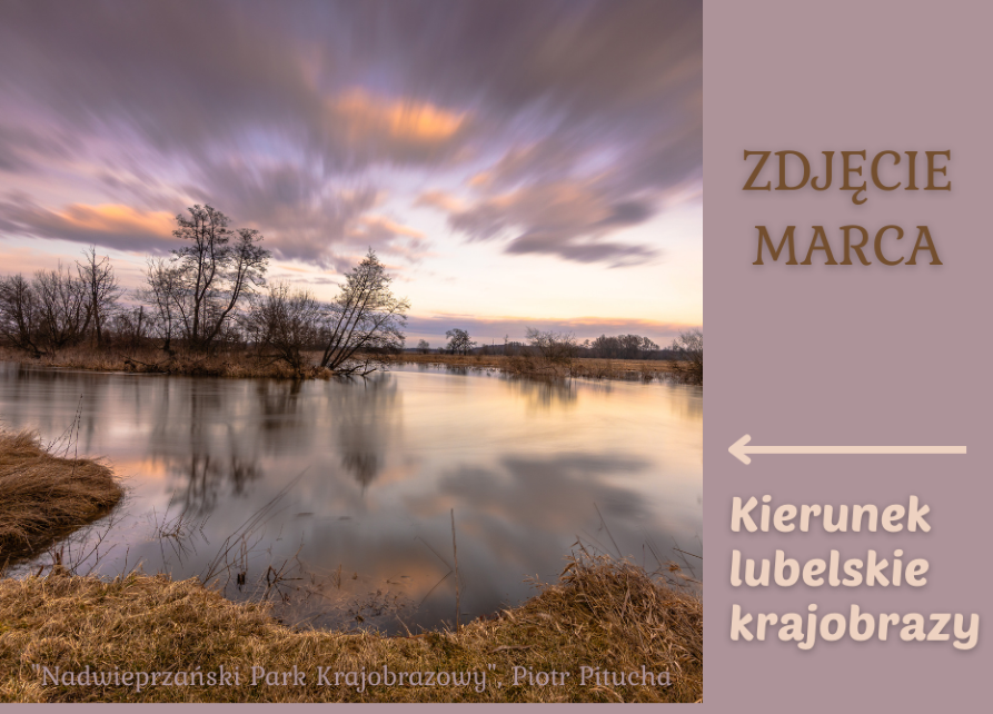 Krajobrazowe zdjęcie marca