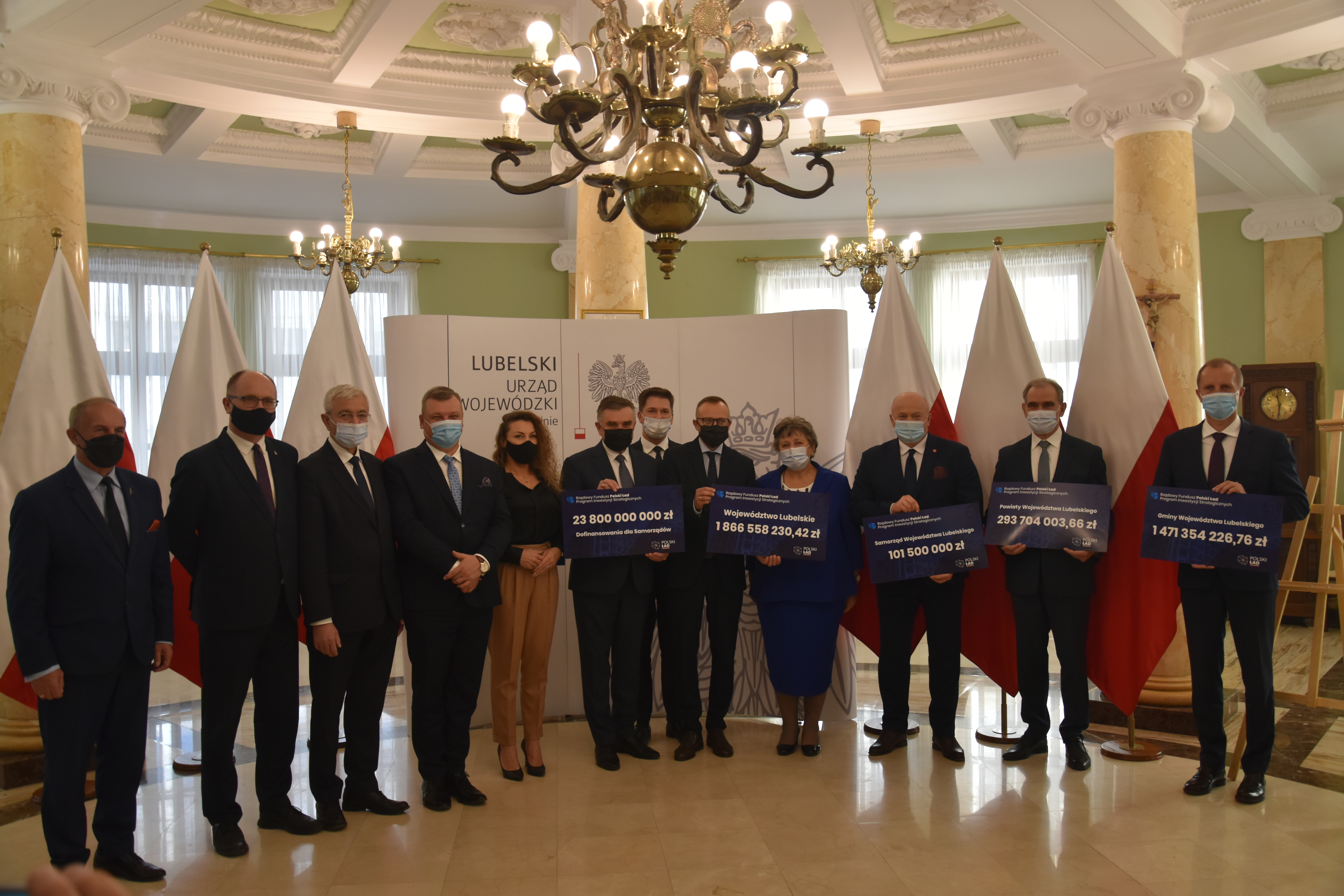 Konferencja prasowa Wojewody Lubelskiego z parlamentarzystami oraz samorządowcami z województwa lubelskiego