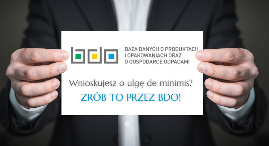 Pomoc de minimis przez BDO