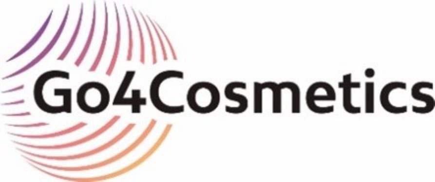 Logo z graficznie przedstawioną kula i napisem Go4Cosmetics