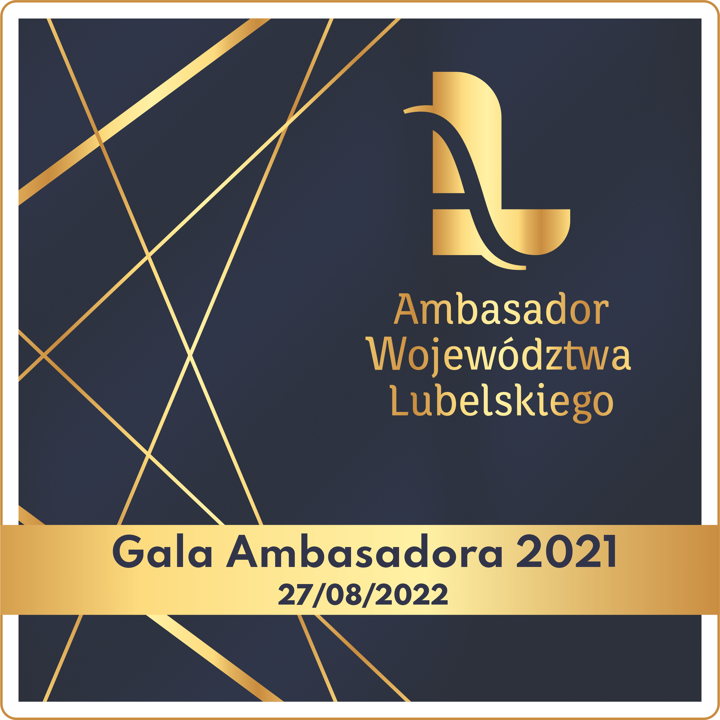Logotyp wydarzenia ambasador województwa lubelskiego