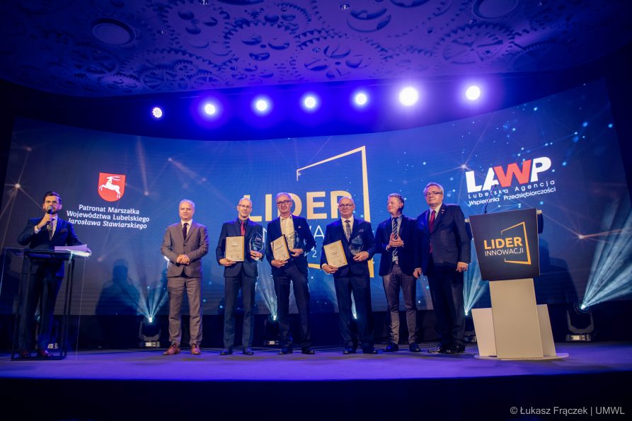 Laureaci VI edycji konkursu Lider Innowacji 2022 odebrali swoje nagrody na Gali Przedsiębiorczości w Lubelskim Centrum Konferencyjnym