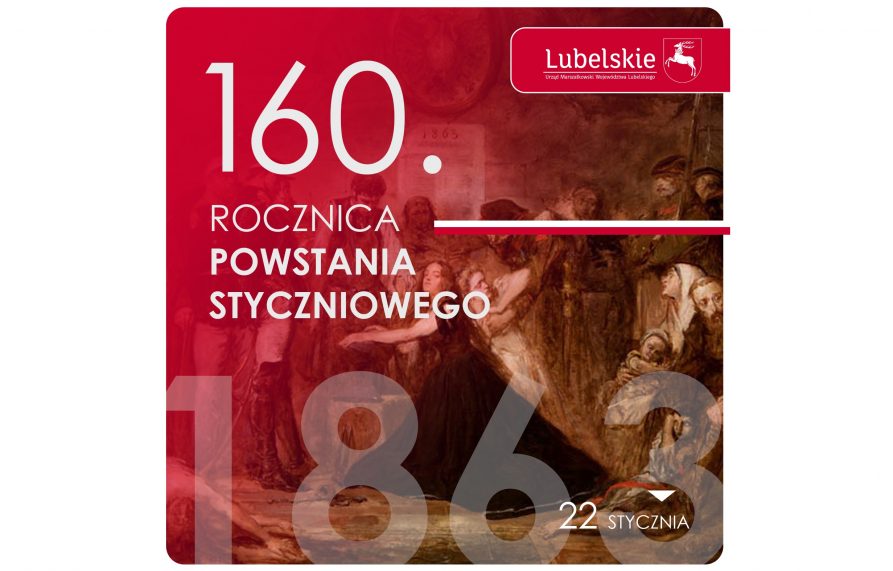 Grafika do wydarzenia 160. rocznicy Powstania Styczniowego