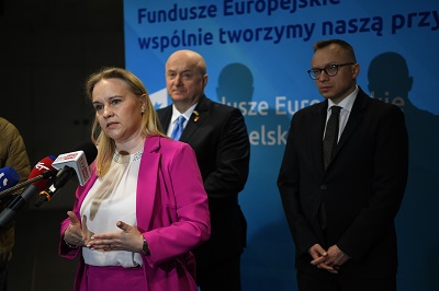 Anna Brzyska, Marszałek Jarosław Stawiarski, Minister Artur Soboń